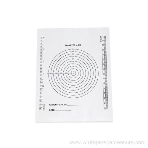 Custom PE Wound Measuring Ruler